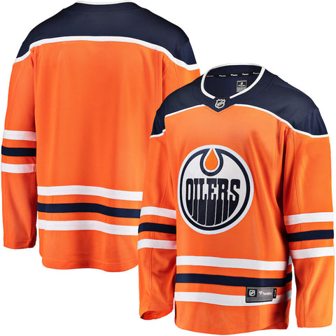 Camiseta de local de los Edmonton Oilers de la NHL Fanatics Breakaway