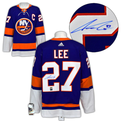 Camiseta de los New York Islanders firmada por Anders Lee