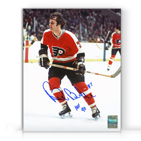 Bill Barber Signed Philadelphia Flyers Action 8X10 Photo