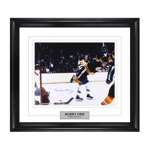 Bobby Orr 'The Goal' Signed NHL Boston Bruins 16X20 Photo