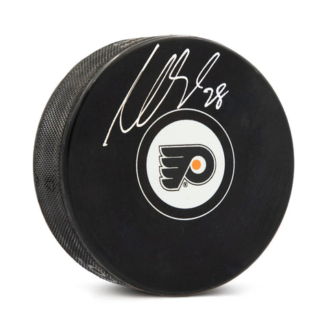 Disco de los Philadelphia Flyers firmado por Claude Giroux