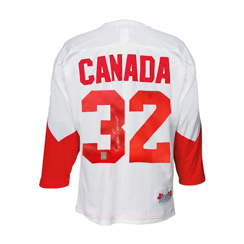 Camiseta de la Summit Series 1972 del equipo de Canadá firmada por Dale Tallon