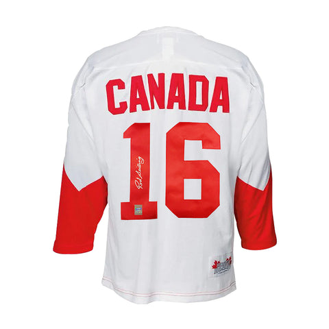 Camiseta de la Summit Series 1972 del equipo de Canadá firmada por Rod Seiling