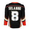 Camiseta de fanático de los Anaheim Ducks firmada por Teemu Selanne