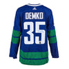 Camiseta Adidas Pro de los Vancouver Canucks firmada por Thatcher Demko
