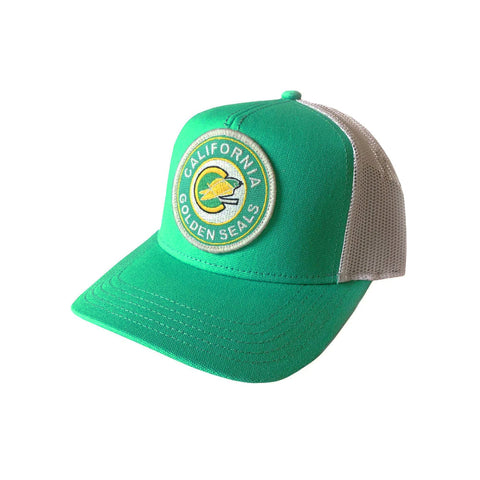 Gorra con visera ajustable Valin de los California Golden Seals de la NHL
