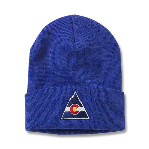 Gorro de punto básico con puños de los Colorado Rockies de la NHL