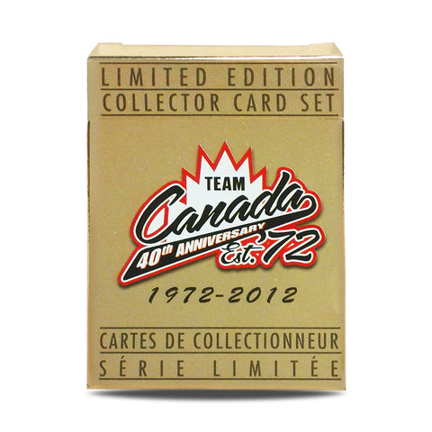 Team Canada 1972 40th Anniversary Collectors Card Set