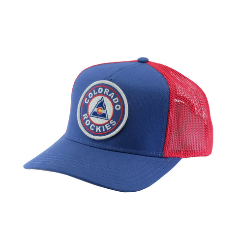 Gorra con visera ajustable Valin de los Colorado Rockies de la NHL