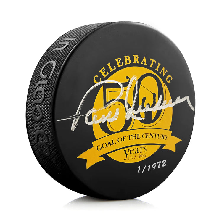 Disco de edición limitada con el gol del siglo firmado por Paul Henderson en el 50.° aniversario
