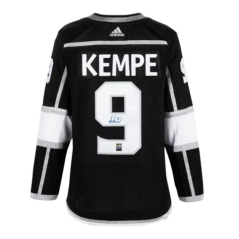 Camiseta Adidas Pro firmada por Adrian Kempe de Los Angeles Kings