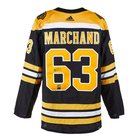 Camiseta Adidas Pro de los Boston Bruins firmada por Brad Marchand