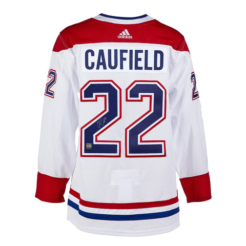 Camiseta Adidas Pro de los Montreal Canadiens firmada por Cole Caufield