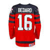 Camiseta roja Nike del equipo de Canadá firmada por Connor Bedard