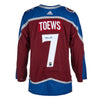 Camiseta Adidas Pro firmada por Devon Toews de Colorado Avalanche