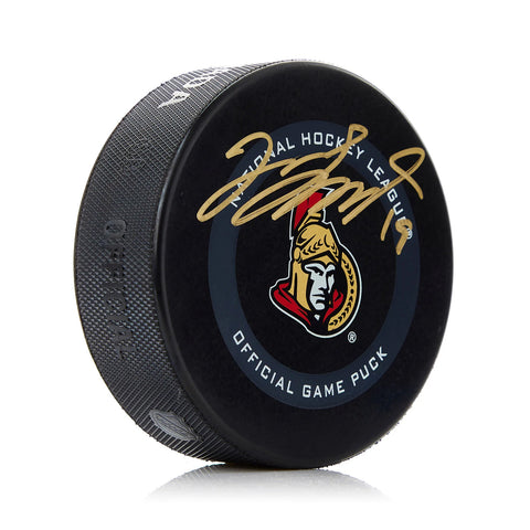 Disco de juego oficial de los Ottawa Senators firmado por Jason Spezza