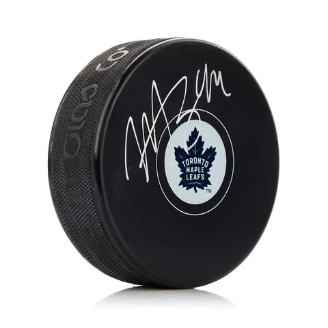 Disco de vinilo firmado por Morgan Rielly de los Toronto Maple Leafs