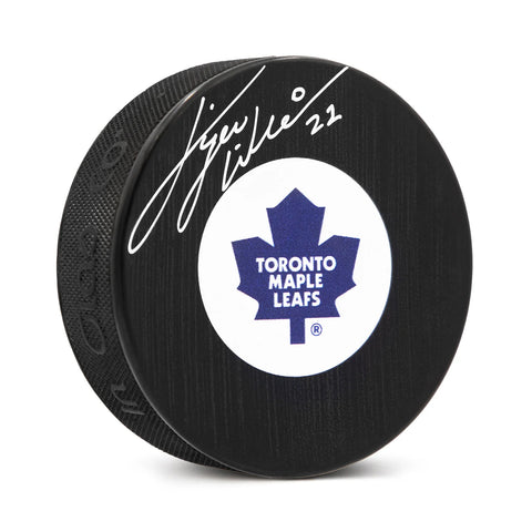 Disco de vinilo firmado por Tiger Williams de los Toronto Maple Leafs