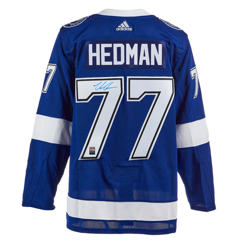 Victor Hedman Signed Tampa Bay Lightning Adidas Pro Jersey