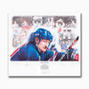 Impresión de inducción al Salón de la Fama del HHOF de 1999, edición limitada, con el 20.° aniversario, autografiada por Wayne Gretzky