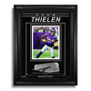 Fotografía enmarcada grabada de Adam Thielen, Minnesota Vikings - Acción