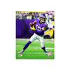 Fotografía enmarcada grabada de Adam Thielen, Minnesota Vikings - Acción