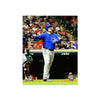 Fotografía enmarcada grabada de Anthony Rizzo Chicago Cubs - Home Run