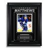 Fotografía enmarcada grabada de Auston Matthews Toronto Maple Leafs - Action Forward