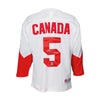 Camiseta de la Summit Series de 1972 firmada por Brad Park del equipo de Canadá
