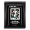 Fotografía enmarcada grabada de Dak Prescott, Dallas Cowboys - Focus