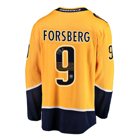 Camiseta de local de los Nashville Predators firmada por Filip Forsberg
