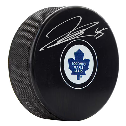 Disco de vinilo firmado por Jonathan Bernier de los Toronto Maple Leafs