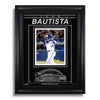 Foto enmarcada grabada de José Bautista, Toronto Blue Jays - Action Home
