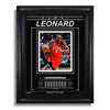 Fotografía enmarcada grabada de Kawhi Leonard de los Toronto Raptors - Acción