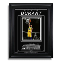 Fotografía enmarcada grabada de Kevin Durant, Golden State Warriors - Action Spotlight