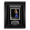Foto enmarcada grabada de Kristaps Porzingis de los New York Knicks - Action Spotlight