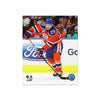 Fotografía enmarcada grabada de Leon Draisaitl Edmonton Oilers - Action Flex