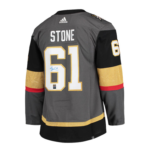Camiseta Adidas Pro de los Vegas Golden Knights firmada por Mark Stone