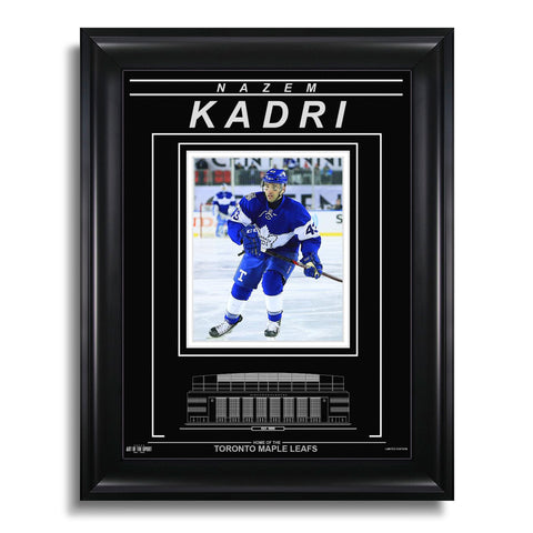 Fotografía enmarcada grabada de Nazem Kadri de Toronto Maple Leafs: Centennial Classic