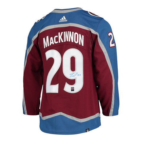 Nathan MacKinnon Signed Colorado Avalanche Adidas Pro Jersey