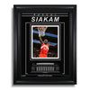 Fotografía enmarcada grabada de Pascal Siakam de los Toronto Raptors: Dunk