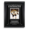 Fotografía enmarcada grabada de Phil Esposito de los Boston Bruins: Action Forward