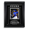 Fotografía enmarcada grabada de Roberto Osuna, Toronto Blue Jays - Action Pitch