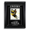 Fotografía enmarcada grabada de Sidney Crosby de los Pittsburgh Penguins - Action Stop