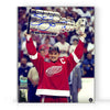 Foto de 8 x 10 de la Copa Stanley de 1998 firmada por Steve Yzerman de los Detroit Red Wings
