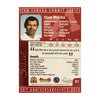 Tarjeta oficial firmada del 40.° aniversario del equipo de Canadá de 1972, número 21 de Stan Mikita
