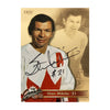 Tarjeta oficial firmada del 40.° aniversario del equipo de Canadá de 1972, número 21 de Stan Mikita