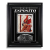 Fotografía enmarcada grabada de Tony Esposito Chicago Blackhawks - Acción