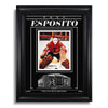 Fotografía enmarcada grabada de Tony Esposito de los Chicago Blackhawks - Focus