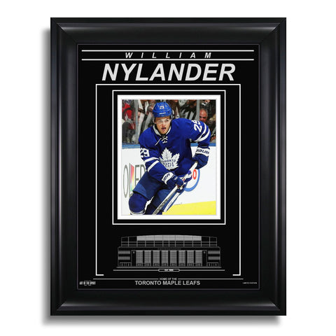Fotografía enmarcada grabada de William Nylander de Toronto Maple Leafs - Action Focus